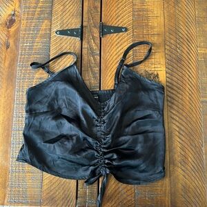 Japna black top. Size small. Good condition. See photos.